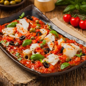 Merluzzo alla Livornese