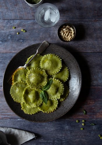 Ricetta Ravioli con Farina di Piselli