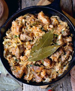 Ricetta Spezzatino di Maiale con le Verza