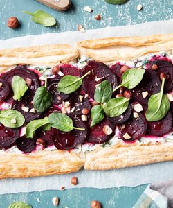 Ricetta Torta Salata alla Barbabietola