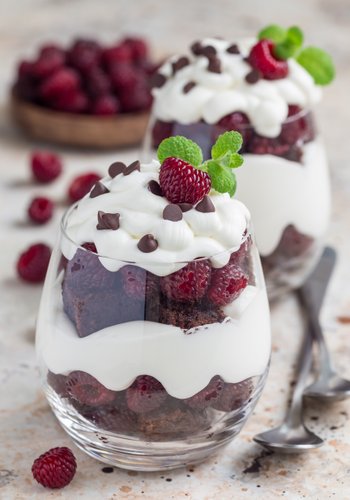 Ricetta Trifle con Brownies e Crema al Mascarpone