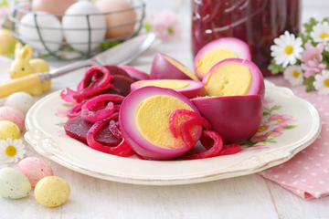 Ricetta Uova Sode alla Barbabietola