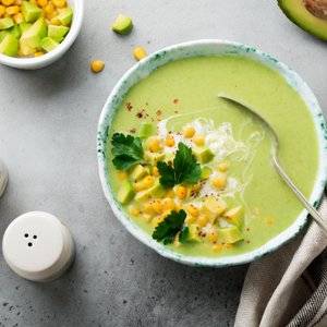 Vellutata di Avocado e Mais