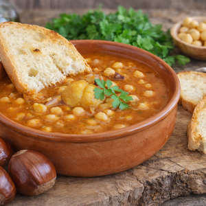 Zuppa di Ceci e Castagne