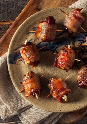 Ricetta Datteri al Forno con Bacon