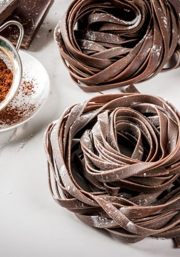 Ricetta Tagliatelle al Cacao Fatte in Casa