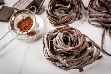 Ricetta Tagliatelle al Cacao Fatte in Casa