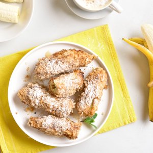 Banane Fritte ai Corn Flakes