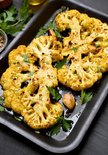 Ricetta Bistecche di Cavolfiore al Forno
