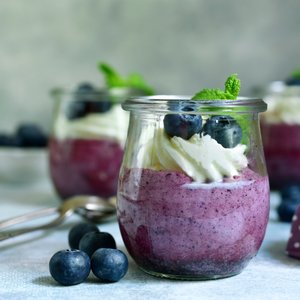 Mousse ai Mirtilli