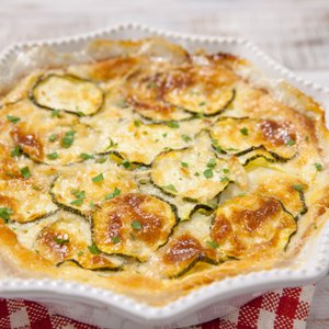 Parmigiana Bianca di Zucchine