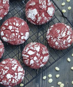 Ricetta Red Velvet Crinkle Cookies 