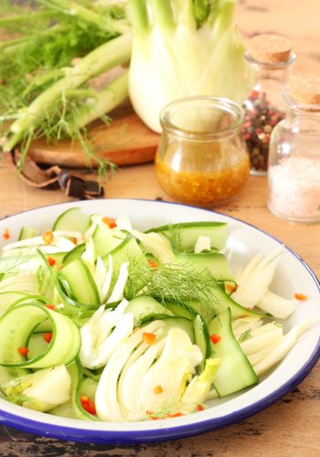 Ricetta Insalata di Finocchi e Cetrioli