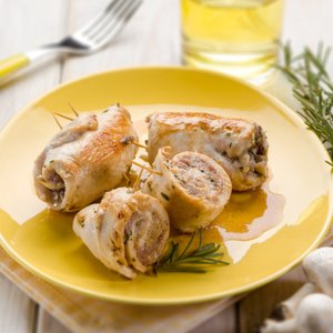 Involtini di Carne ai Funghi