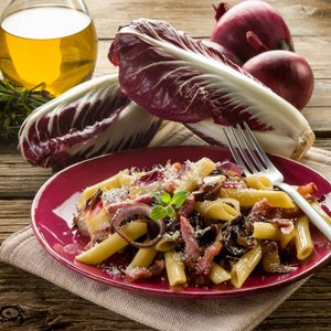 Pasta con il Radicchio
