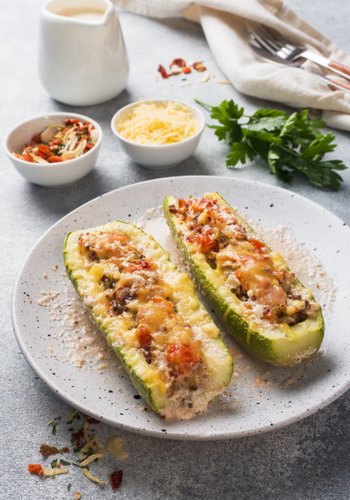Ricetta Zucchine Ripiene Vegetariane