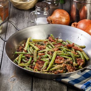 Fagiolini e Pancetta in Padella-image