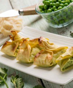 Ricetta Fagottini Ricotta e Piselli