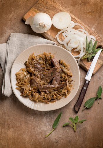 Ricetta Fegato con Cipolle