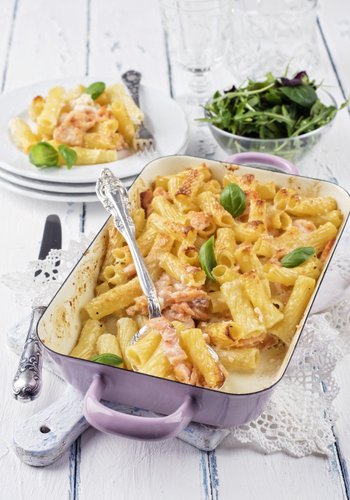 Ricetta Pasta al Forno con Salmone