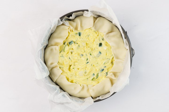 Ricetta Torta Salata con le Zucchine - Il Club delle Ricette
