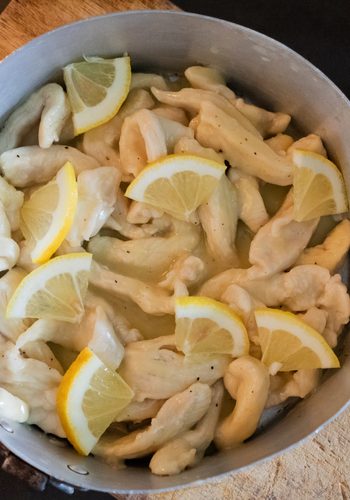 Ricetta Straccetti di Pollo al Limone