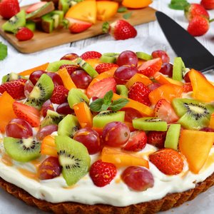 Crostata Furba alla Crema e Frutta