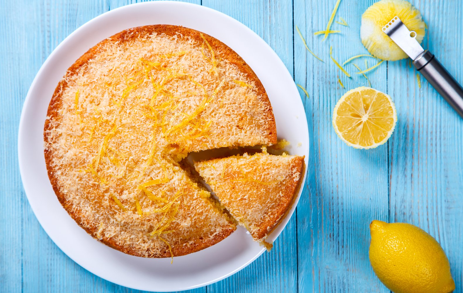 torta al cocco e limone