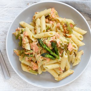 Pasta Asparagi e Salmone