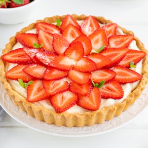 Crostata di Fragole Fresche