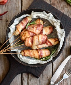 Ricetta Spiedini di Pollo e Pancetta