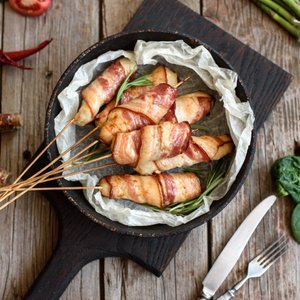Spiedini di Pollo e Pancetta