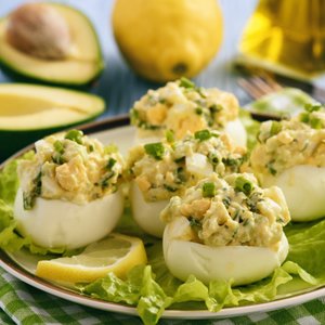 Uova Ripiene di Avocado