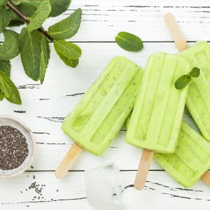 Ghiaccioli al Matcha