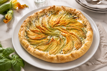 Torta Salata ai Fiori di Zucca