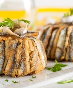Ricetta Tortino di Acciughe e Patate