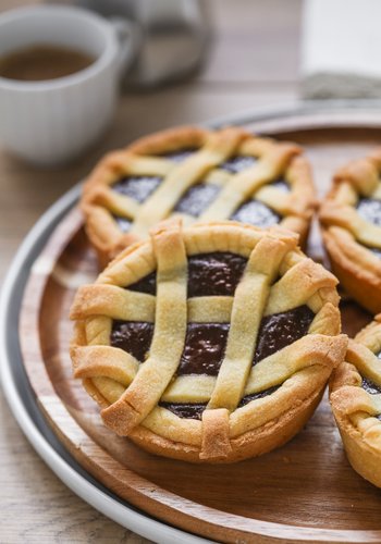 Ricetta Crostatine al Cioccolato Fondente