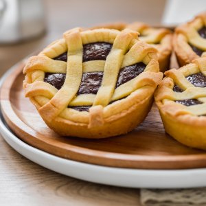 Crostatine al Cioccolato Fondente