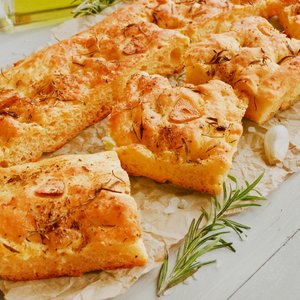Focaccia di Zucca Senza Glutine