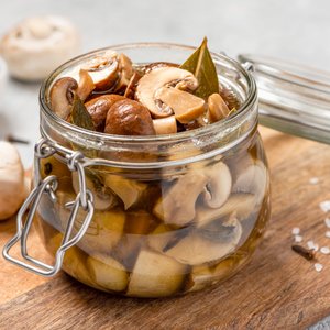 Funghi Champignon Sott’Olio Fatti in Casa