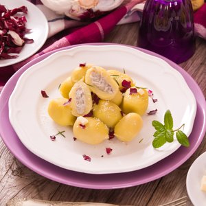 Gnocchi Ripieni al Radicchio e Ricotta