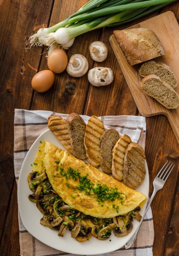 Ricetta Omelette ai Funghi
