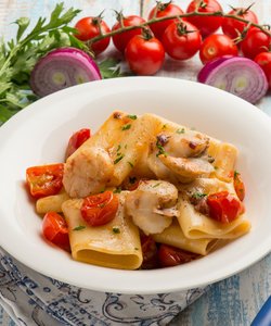 Ricetta Paccheri con le Capesante