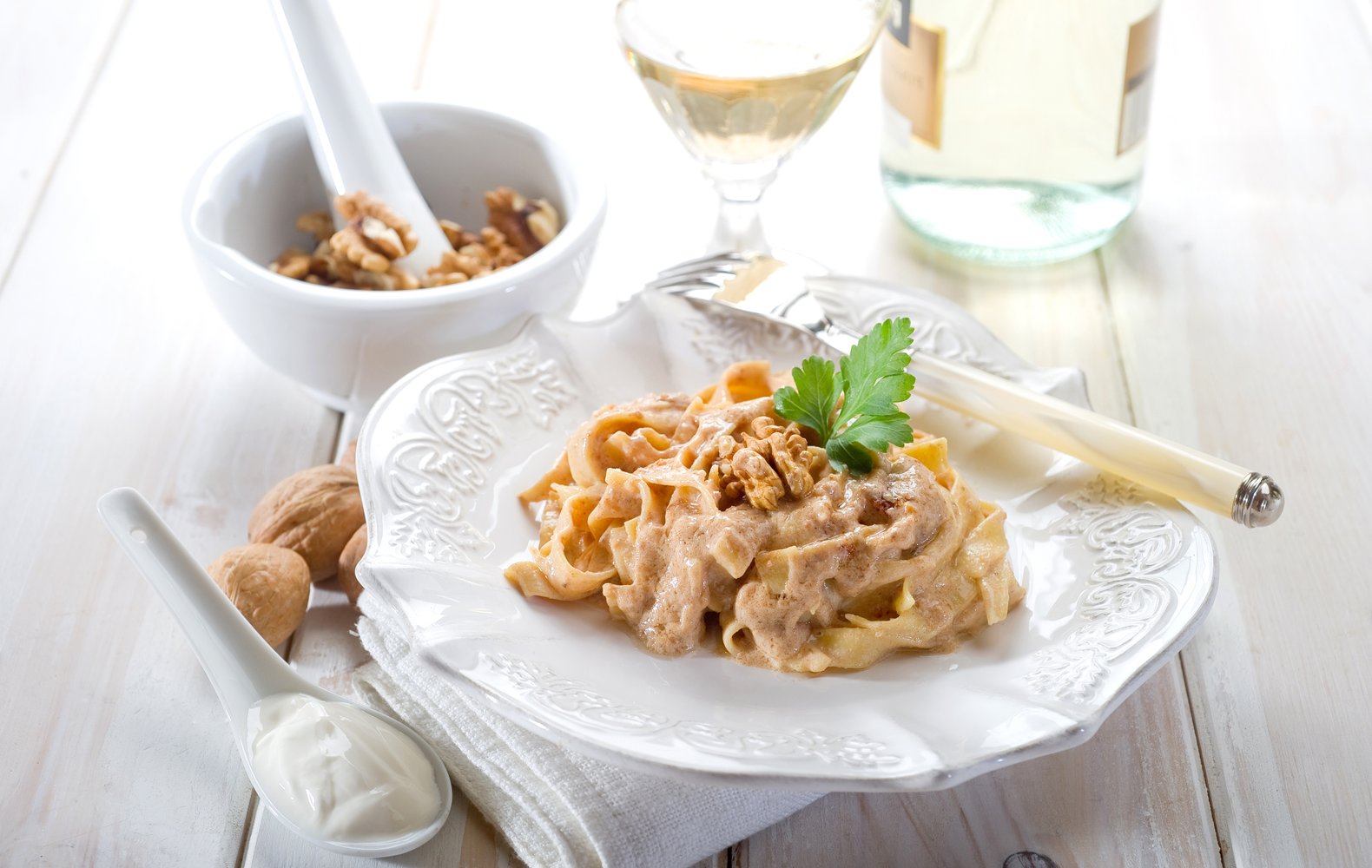 pasta con le noci ricetta