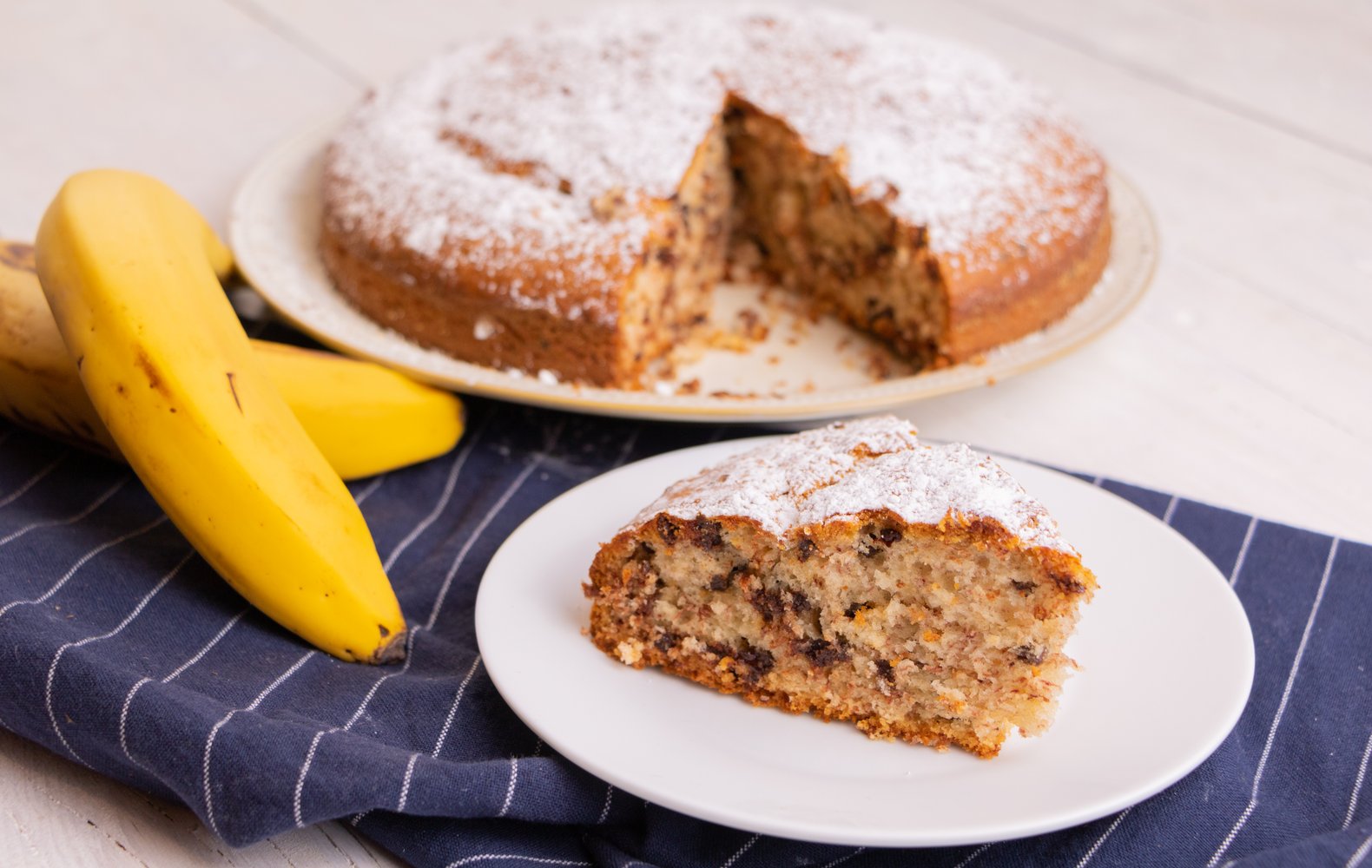 Ricetta Torta alle Banane e Gocce di Cioccolato - Il Club delle Ricette