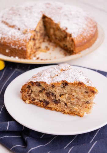 Ricetta Torta alle Banane e Gocce di Cioccolato