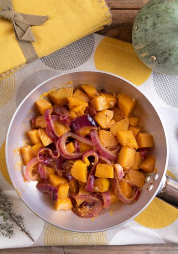 Ricetta Zucca in Padella in Agrodolce