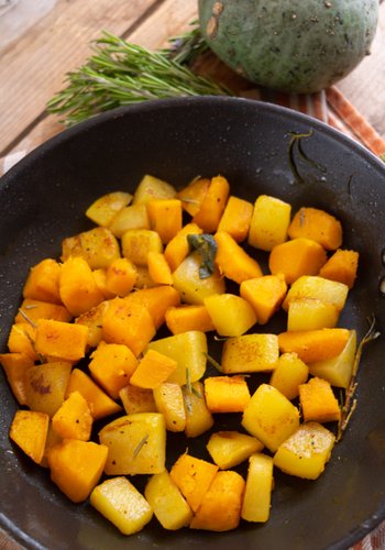 Ricetta Zucca e Patate in Padella