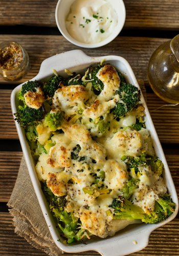 Ricetta Broccoli e Cavolfiore Gratinati