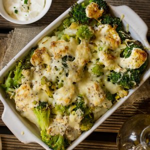 Broccoli e Cavolfiore Gratinati